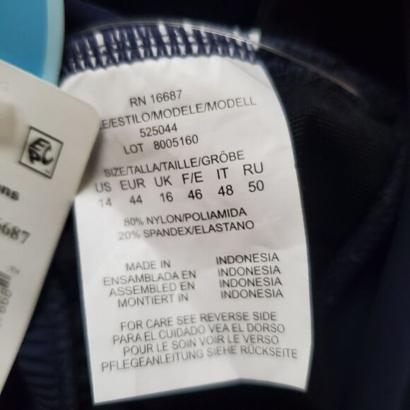 Swim Solutions Pull-On Swim Shorts sz 14 - Picture 11 of 12